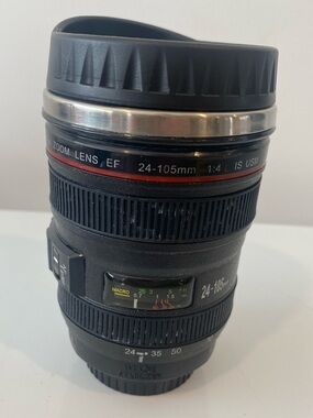 Camera Lens Coffee Mug 24-105mm Style Travel Cup Photographer Gift